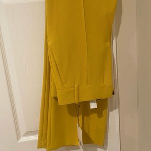 NWT Zara Wide Leg Mustard Yellow Trousers